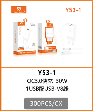 CARREGADOR V8 30W 300PCS/CX R$:10,62