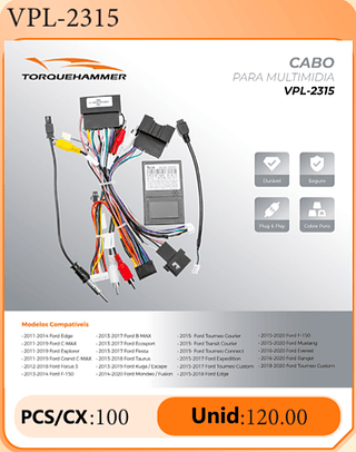 CABO PARA MULTIMIDIA PCS/CX:100 Unid:120.00