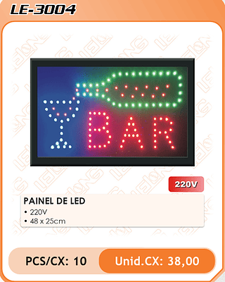 PAINEL DE LED 10pç=38$