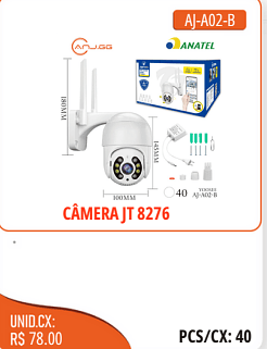 CAMERAJT 8276 UNID.CX:RS 78.00 PCS/CX:40