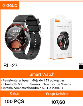Smart Watch Caixa 100 PCS Preco Unitario 107,60