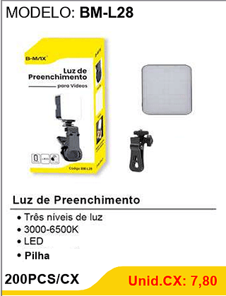 Luz de Preenchimento 200PCS/CX Unid.CX: 7,80