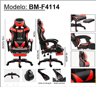 Cadeira gamer 1PCS/CX Unid.CX: 400,00