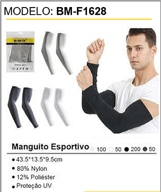 Manguito Esportivo 400Pars/CX Unid.CX:4,00
