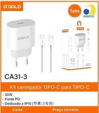Kit carregador TIPO-C para TIPO-C