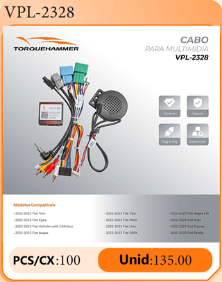 CABO PARA MULTIMIDIA PCS/CX:100 Unid:135.00