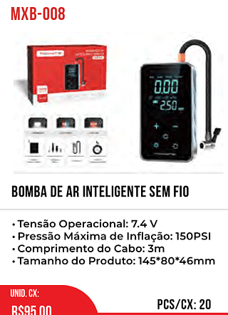 Bomba De Ar Inteligente Sem Fio 20pç=95$