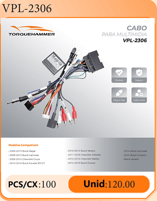 CABO PARA MULTIMIDIA PCS/CX:100 Unid:120.00