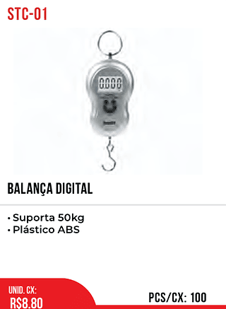 Balança Digital 100pç=8,80$