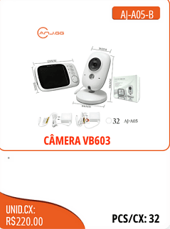 CAMERA VB603 UNID.CX:RS220.00 PCS/CX:32