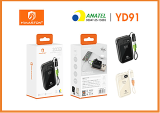 POWER BANK 20000mAh 40PCS/CX R$:72,64