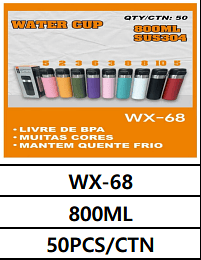 800ML UNID. CX: R$ 25,00 PCS/CX: 50
