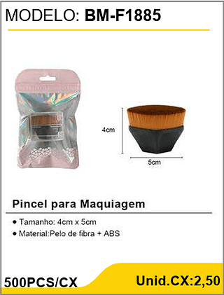 Pincel para Maquiagem 500PCS/CX Unid.CX:2,50