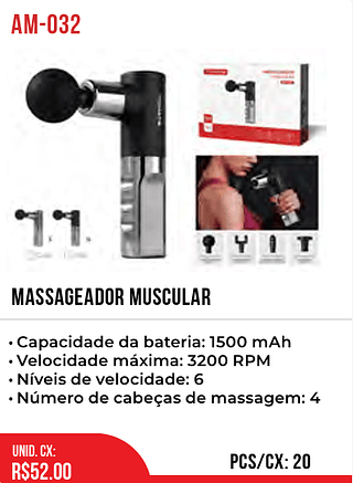 MASSAGEADOR MUSCULAR 20pç=52$