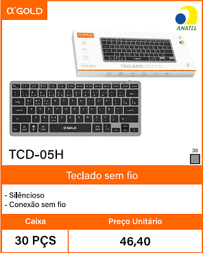 Teclado sem fio - Caixa 30 PCS Preco Unitario 46,40