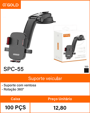 Suporte veicular - Caixa 100 PCS Preco Unitario 12,80