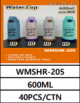 600ML UNID. CX: R$ 25,00 PCS/CX: 40