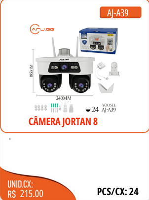 YOO5EE CAMERA JORTAN 8 UNID.CX:RS 215.00 PCS/CX:24