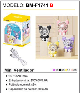 Mini Ventilador 144PCS/CX Unid.CX: 10,00
