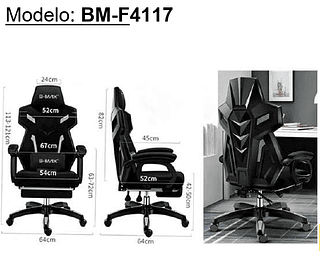 Cadeira gamer 1PCS/CX Unid.CX:550,00