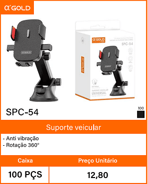 Suporte veicular Caixa 100 PCS Preco Unitario 12,80