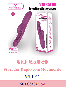 Vibrador Duplo com Movimento 50 PCS/CX 62