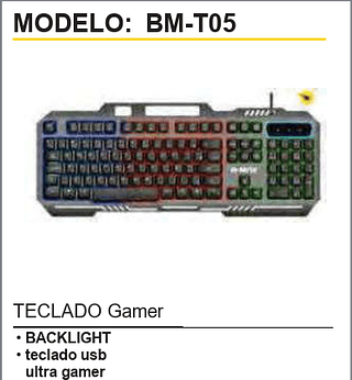 TECLADO Gamer 20PCS/CX Unid.CX: 32,50