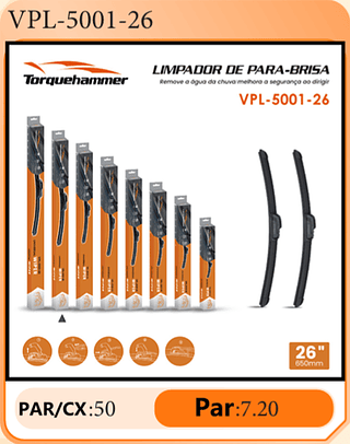 LIMPADOR DE PARA-BRISA PAR/CX:50 Par:7.20