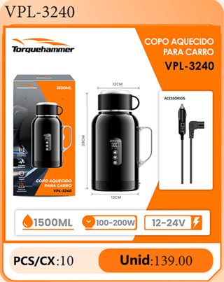 COPO AQUECIDO PARA CARRO PCS/CX:10 Unid:139.00