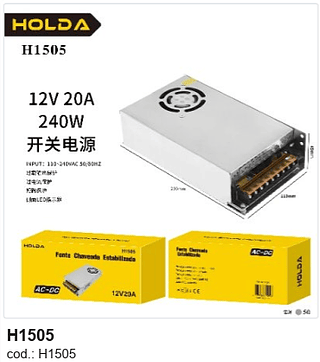 Fonte Chaveada R$ 29,7 PC/CX:50