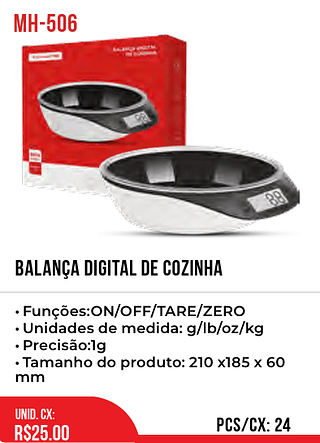 Balança Digital De Cozinha 24PÇ=25$
