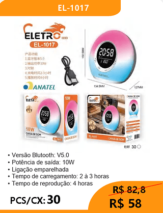 CAIXA DE SOM PCS/CX:30 R$58