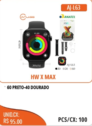 HWXMAX UNID.CX: RS 95.00 PCS/CX:100