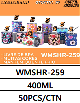 400ML UNID. CX: R$ 19,00 PCS/CX: 50