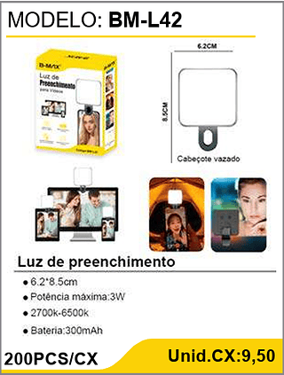Luz de preenchimento 200PCS/CX Unid.CX:9,50
