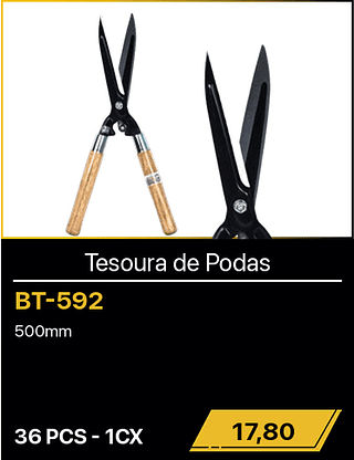 Tesoura de Podas 36PCS R$17,80