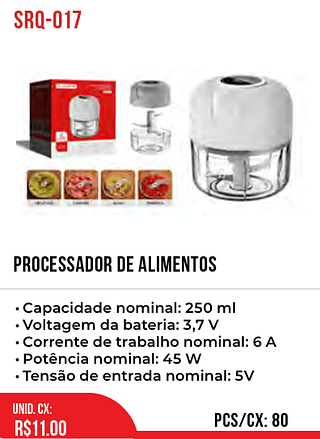 Processador De Alimentos 80PÇ=11$