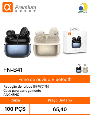 Fone de ouvido Bluetooth - Caixa Preco Unitario 100 PCS 65,40
