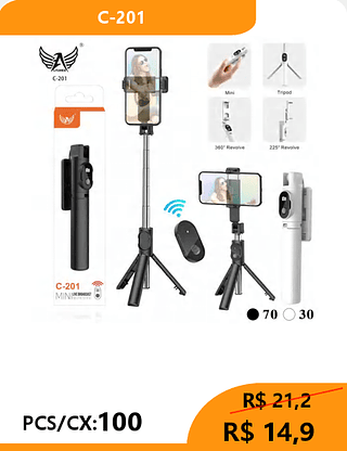 Bastão de Self PCS/CX:100 R$ 14,9