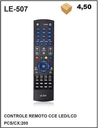 CONTROLE REMOTO CCE LED/LCD PCS/CX:200=4.5$