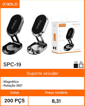 Suporte veicular Caixa 200 PCS Preco Unitario 8,31