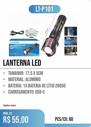 LANTERNA LED 60PÇ=55$