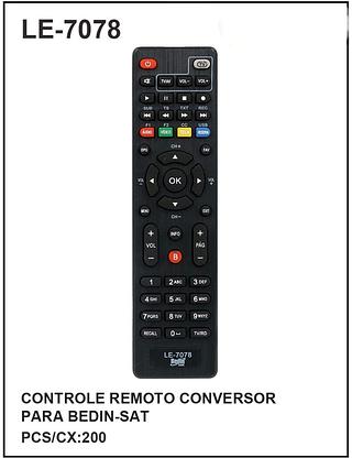 CONTROLE REMOTO CONVERSOR PARA BEDIN-SAT