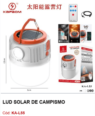 LUD SOLAR DE CAMPISMO R$ 24,3 PCS/Cx: 100
