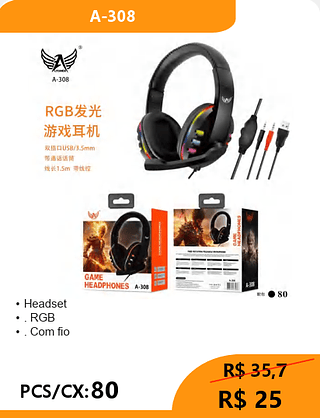 Headset PCS/CX:80 R$25