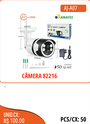 CAMERA82216 UNID.CX:RS 100.00 PCS/CX:50