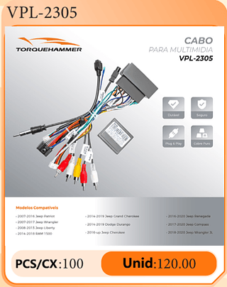 CABO PARA MULTIMIDIA PCS/CX:100 Unid:120.00