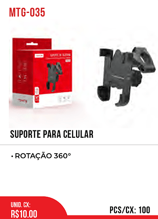 SUPORTE PARA CELULAR 100pç=10$