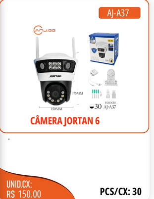 CAMERA JORTAN 6 UNID.CX:RS 150.00 PCS/CX:30