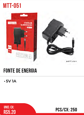 FONTE DE ENERGIA 250pç=5,2$
